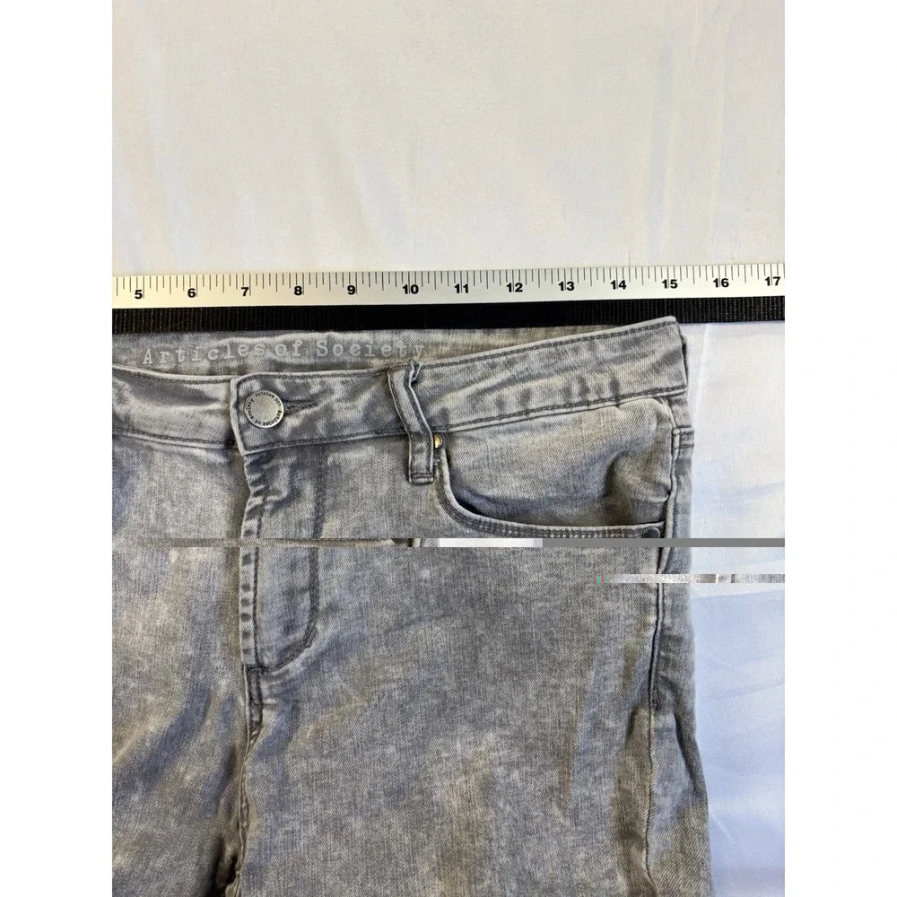 Articles Of Society Women's 29 Gray Trinidad Jeans Sexy Urban Streetwear Y2K 90s